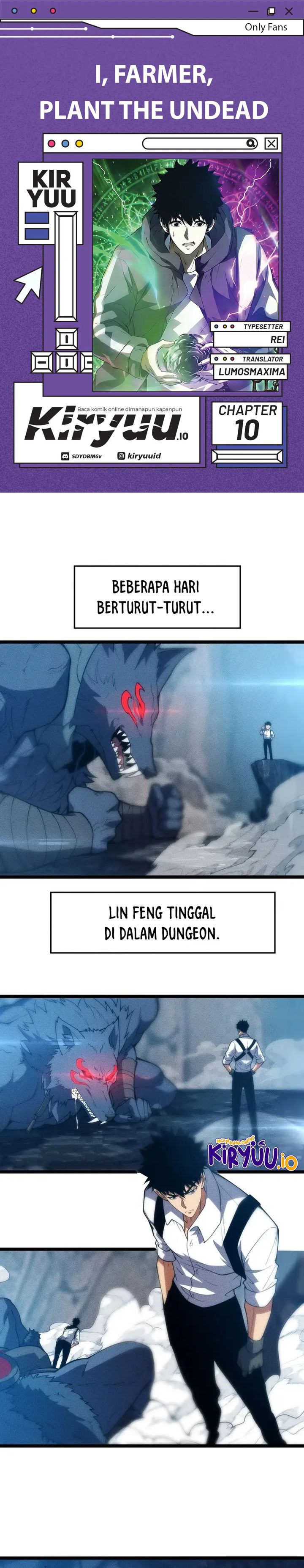 Halaman 1 dari I, Farmer, Plant the Undead Chapter 10