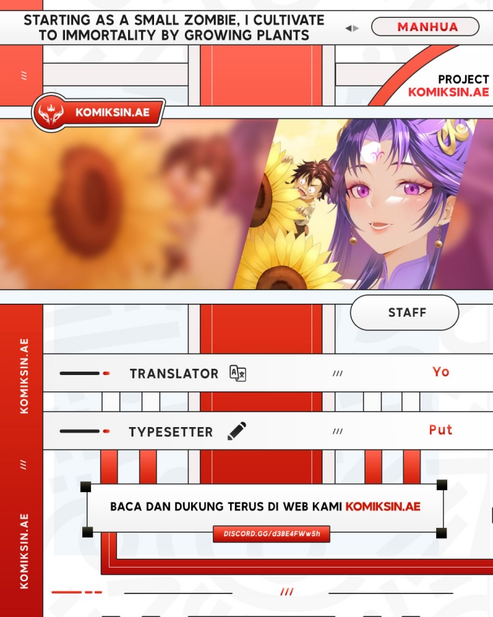 Halaman 1 dari Starting as a Small Zombie, I Cultivate to Immortality by Growing Plants Chapter 12