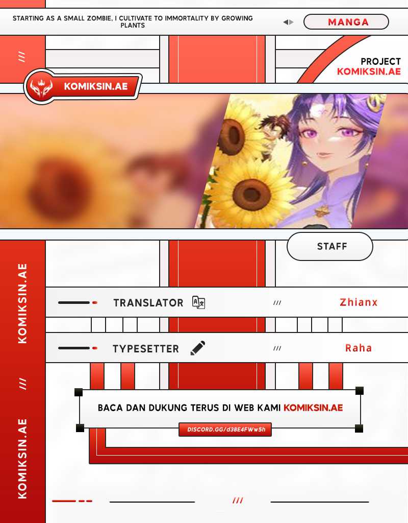 Halaman 1 dari Starting as a Small Zombie, I Cultivate to Immortality by Growing Plants Chapter 8