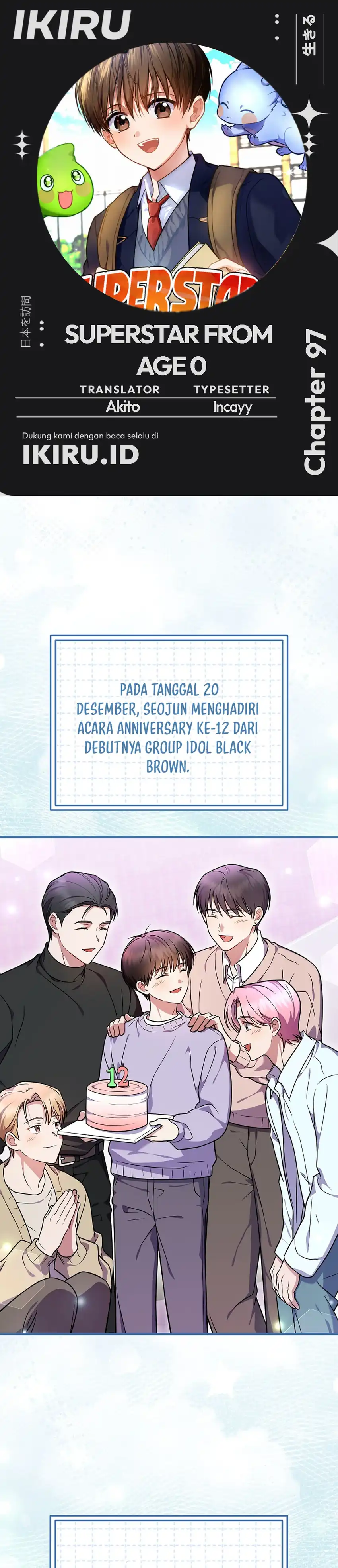 Halaman 1 dari Superstar From Age 0 Chapter 97