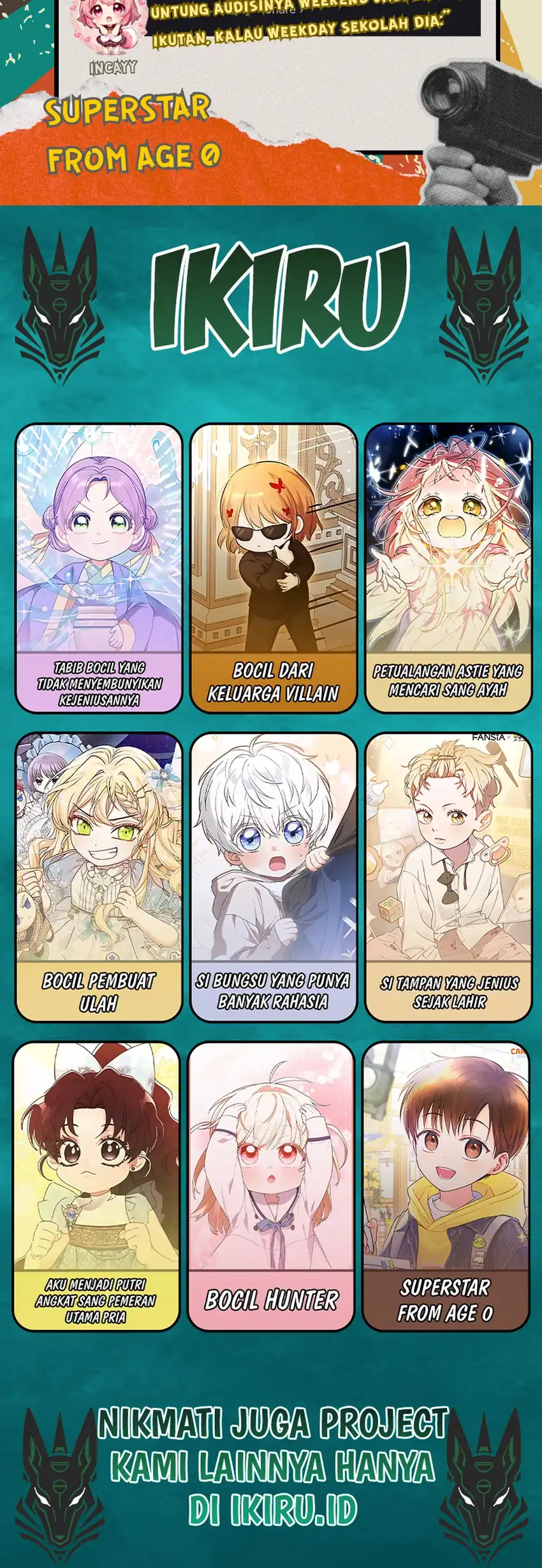 Halaman 42 dari Superstar From Age 0 Chapter 97