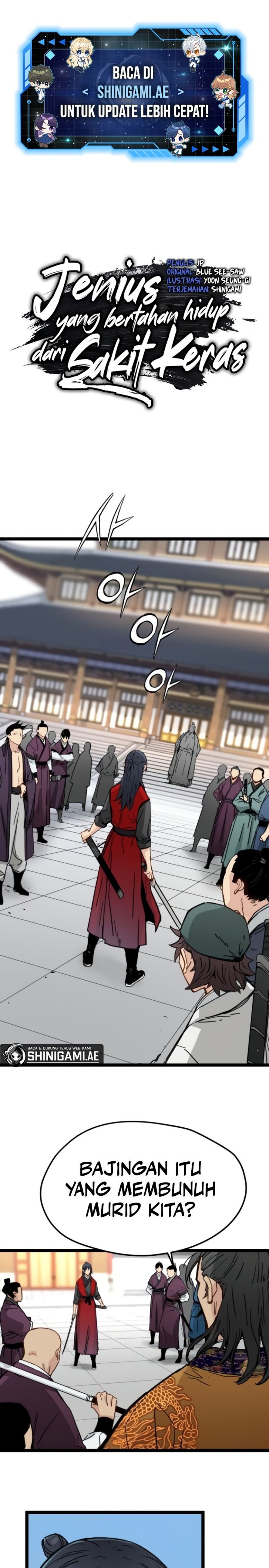 Halaman 2 dari Surviving As A Genius On Borrowed Time Chapter 22