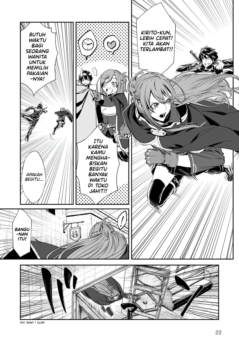 Halaman 18 dari Sword Art Online: Progressive - Kogane Ritsu no Kanon Chapter 1