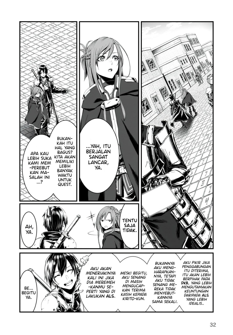 Halaman 28 dari Sword Art Online: Progressive - Kogane Ritsu no Kanon Chapter 1