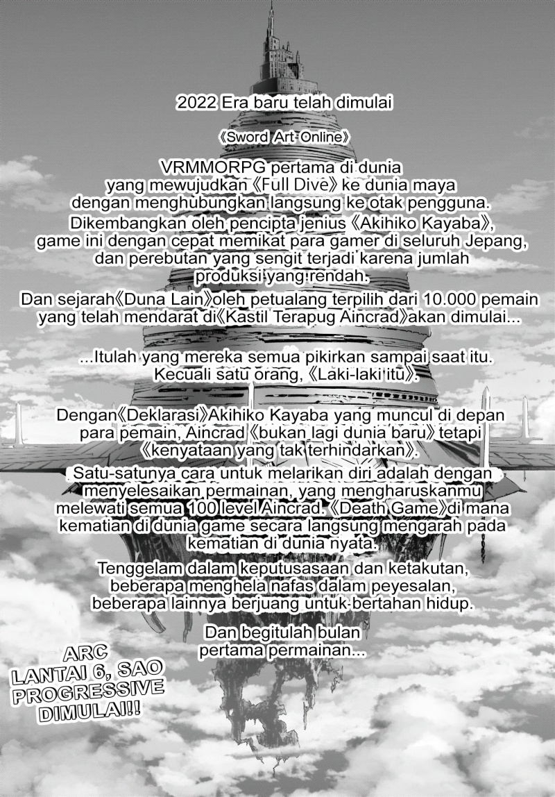 Halaman 3 dari Sword Art Online: Progressive - Kogane Ritsu no Kanon Chapter 1