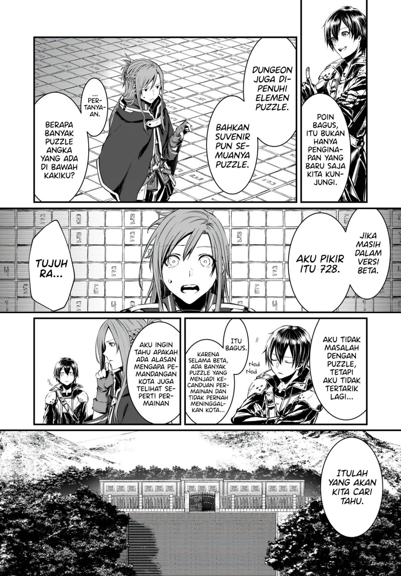 Halaman 30 dari Sword Art Online: Progressive - Kogane Ritsu no Kanon Chapter 1