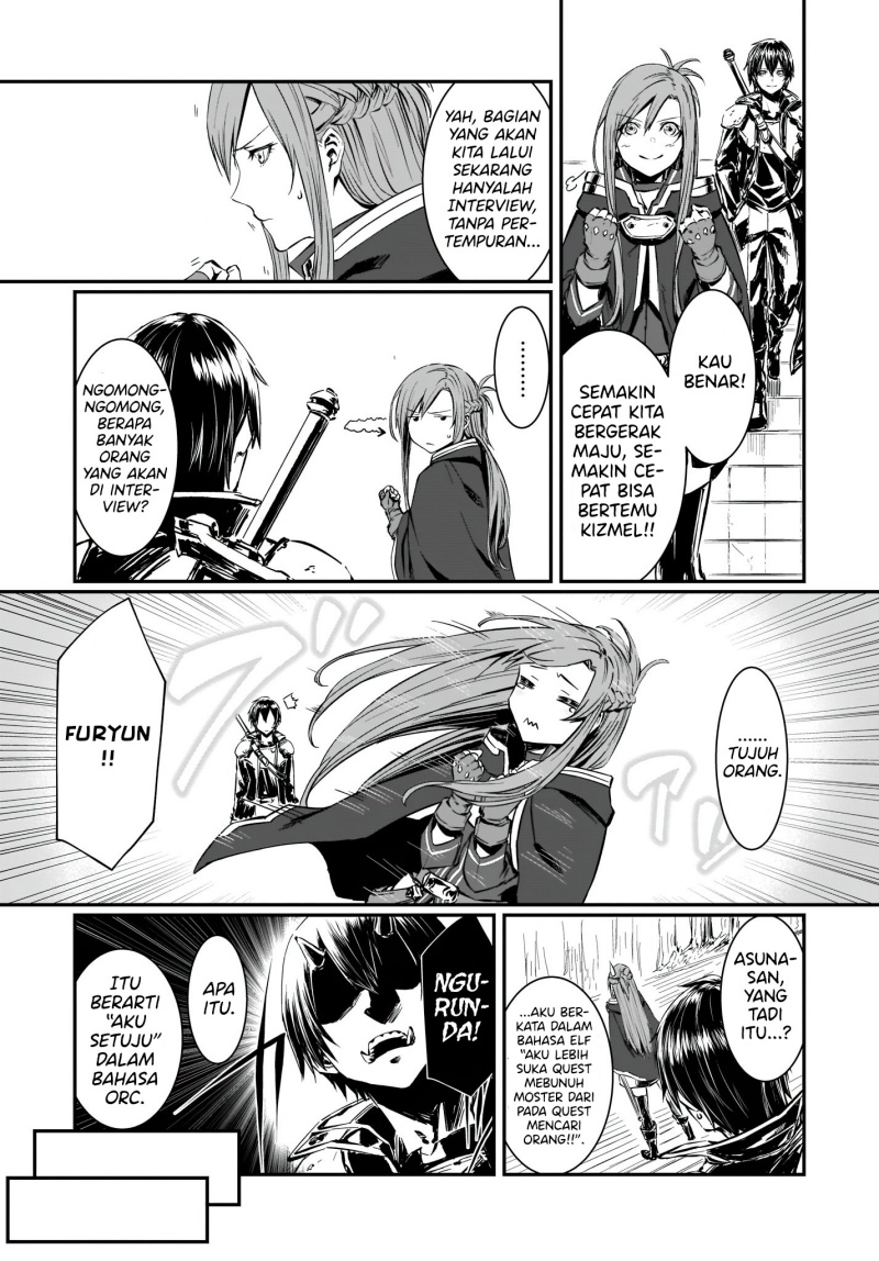 Halaman 34 dari Sword Art Online: Progressive - Kogane Ritsu no Kanon Chapter 1