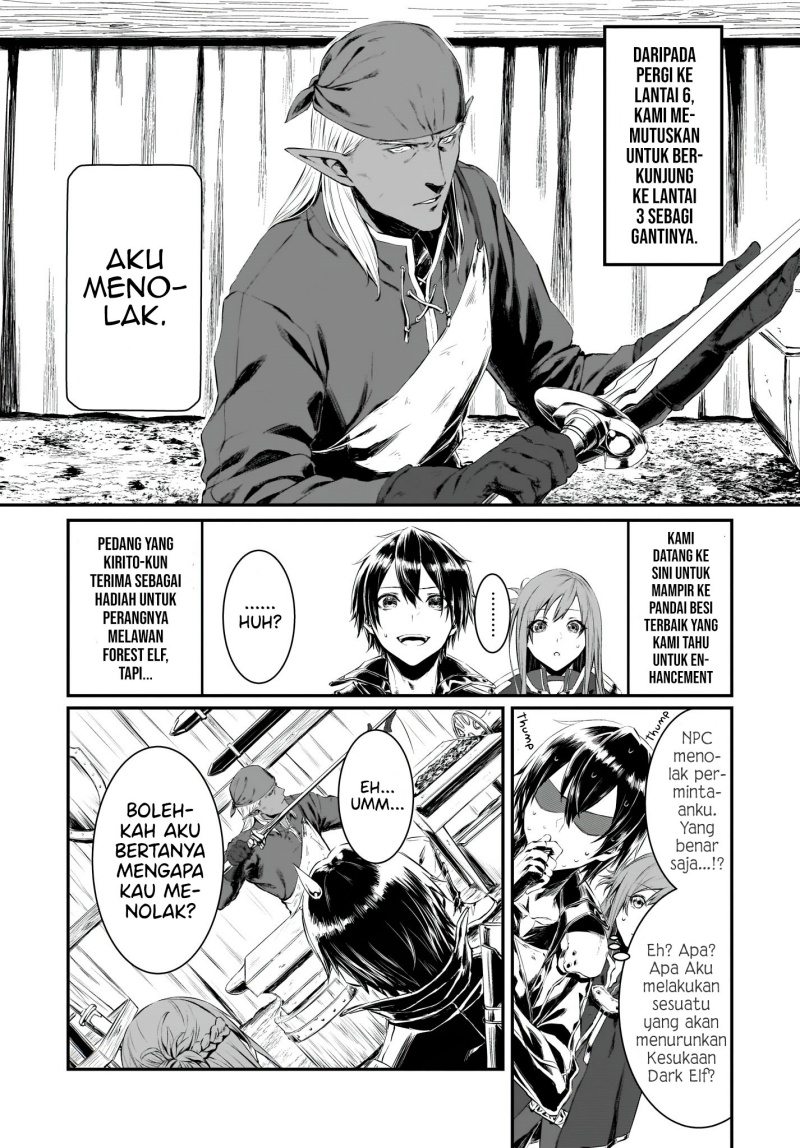 Halaman 9 dari Sword Art Online: Progressive - Kogane Ritsu no Kanon Chapter 1