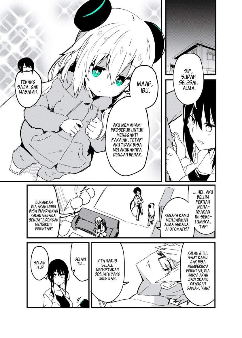 Halaman 1 dari Tensai Kagakusha-tachi ga Saikou no Robot o Tsukutta Manga Chapter 3