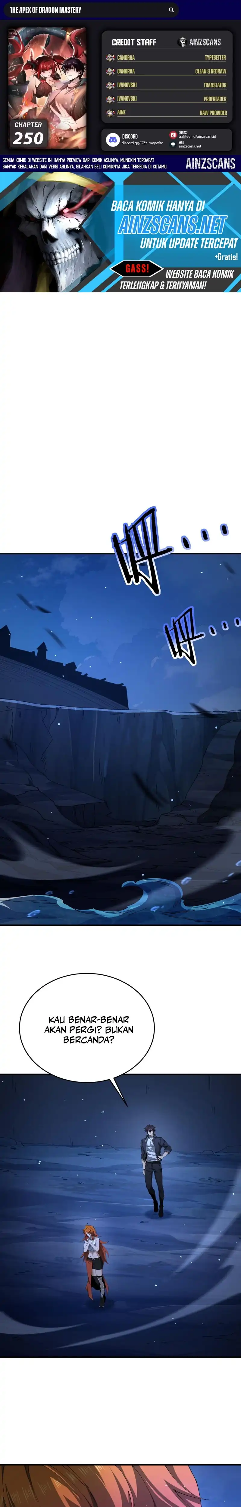 Halaman 1 dari The Apex of Dragon Mastery Chapter 250
