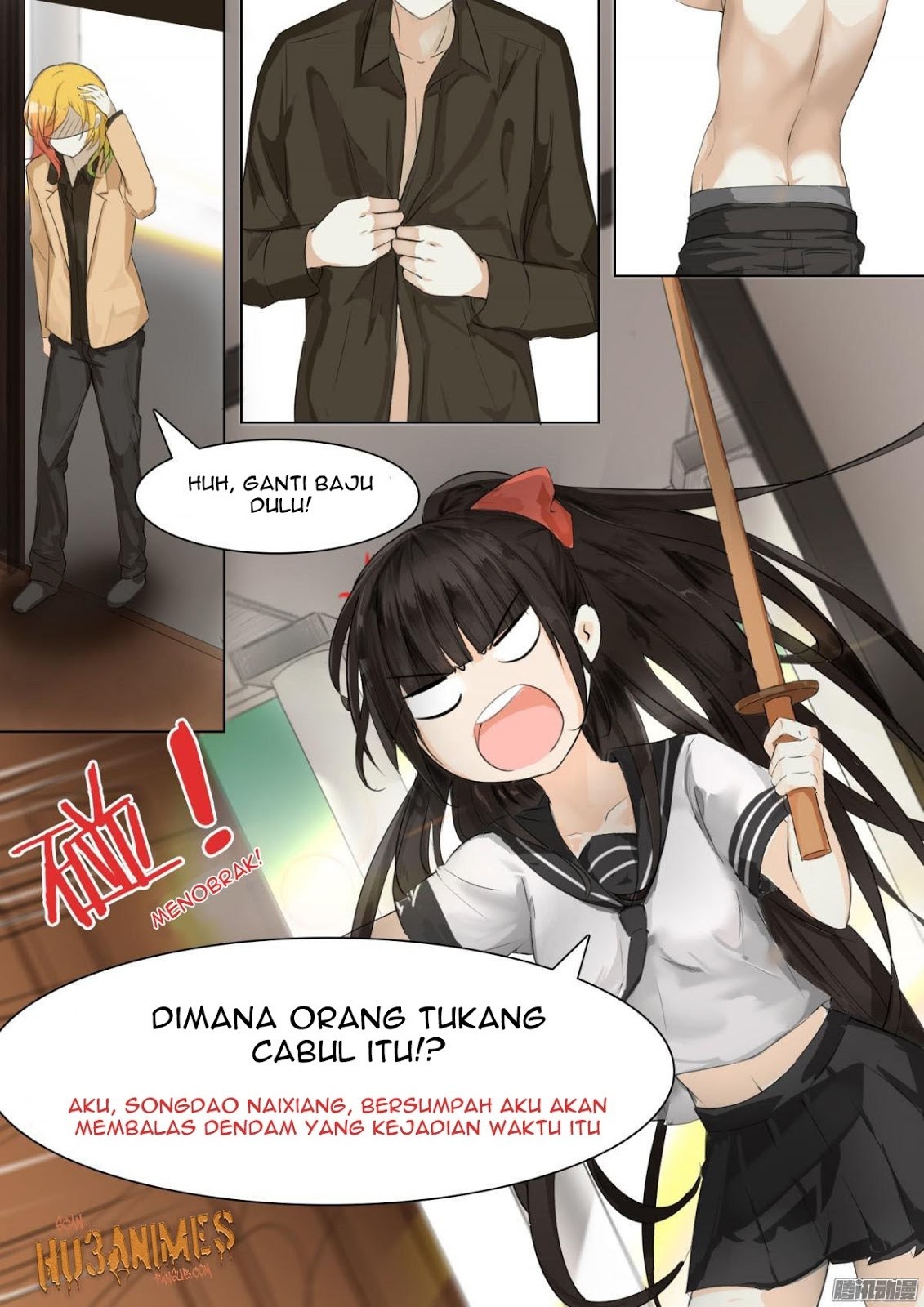 Halaman 4 dari The Boy in the All-Girls School Chapter 11