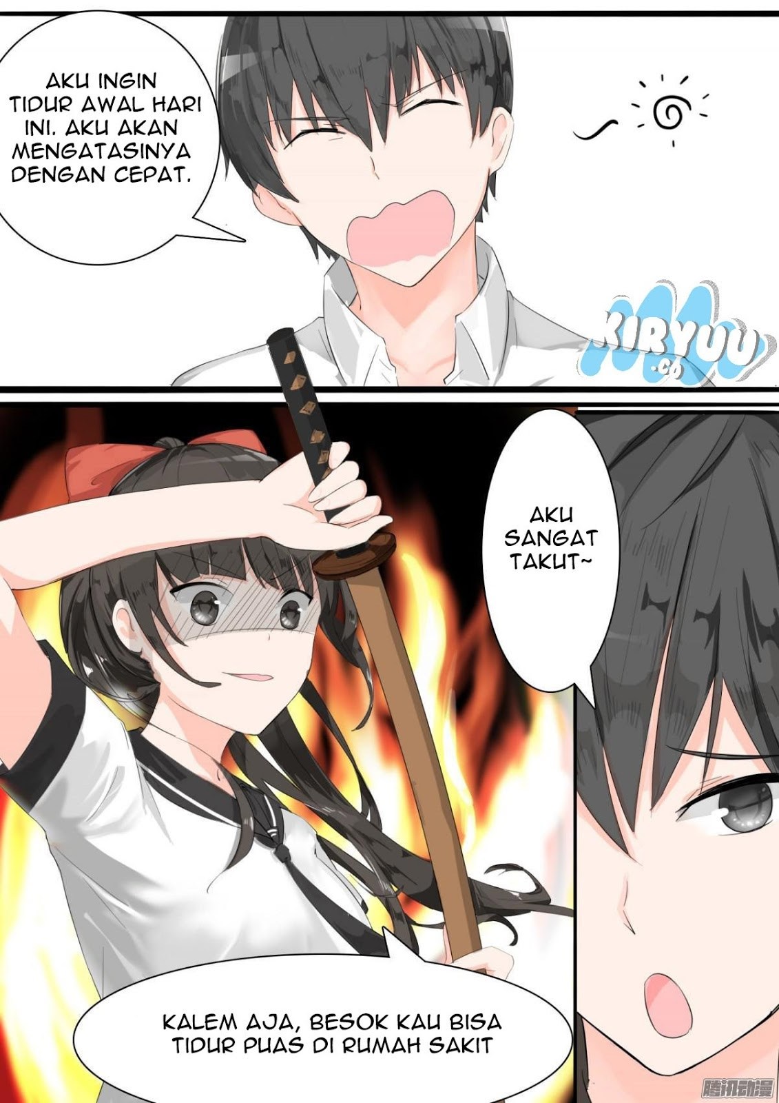 Halaman 12 dari The Boy in the All-Girls School Chapter 12