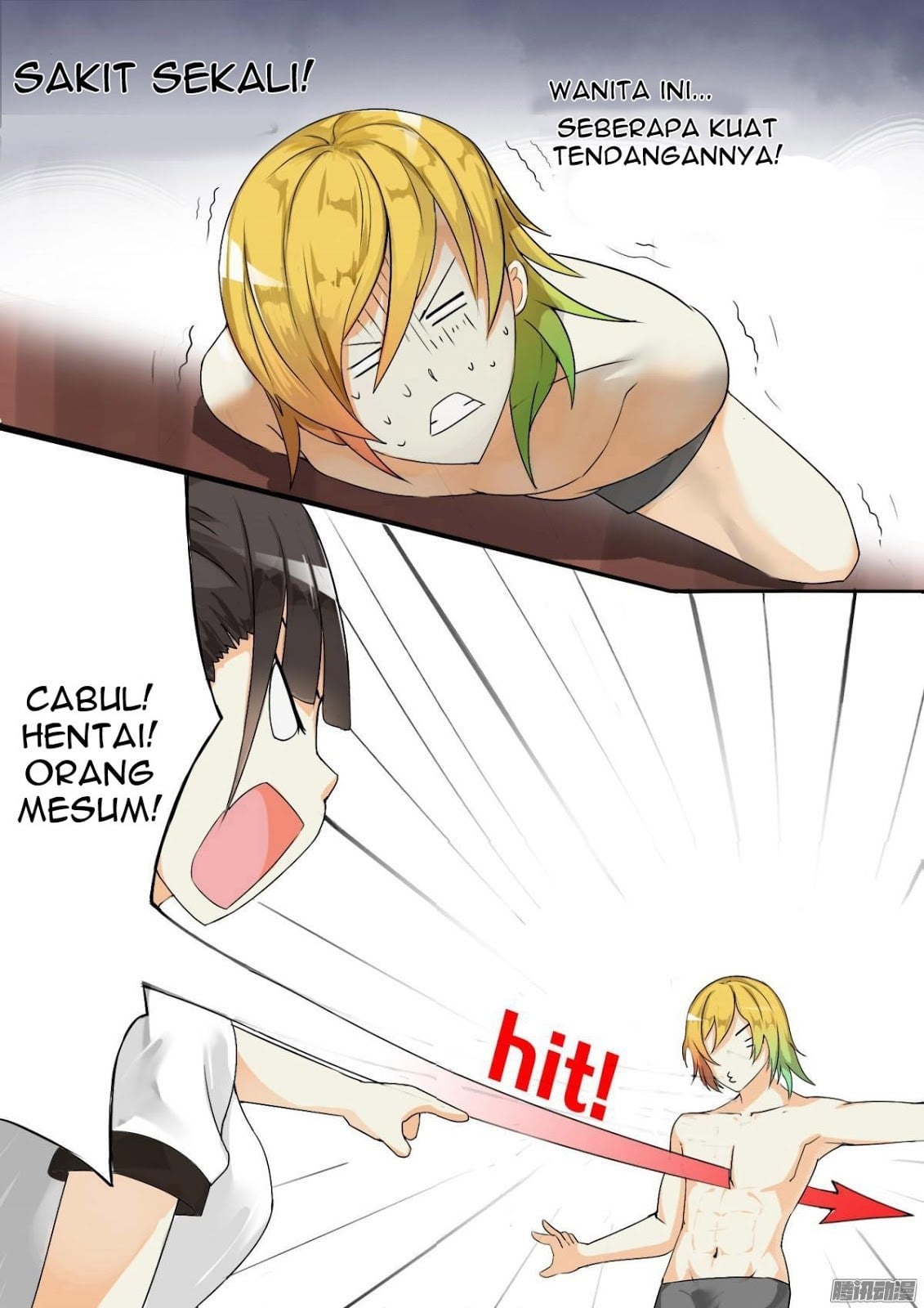 Halaman 3 dari The Boy in the All-Girls School Chapter 12