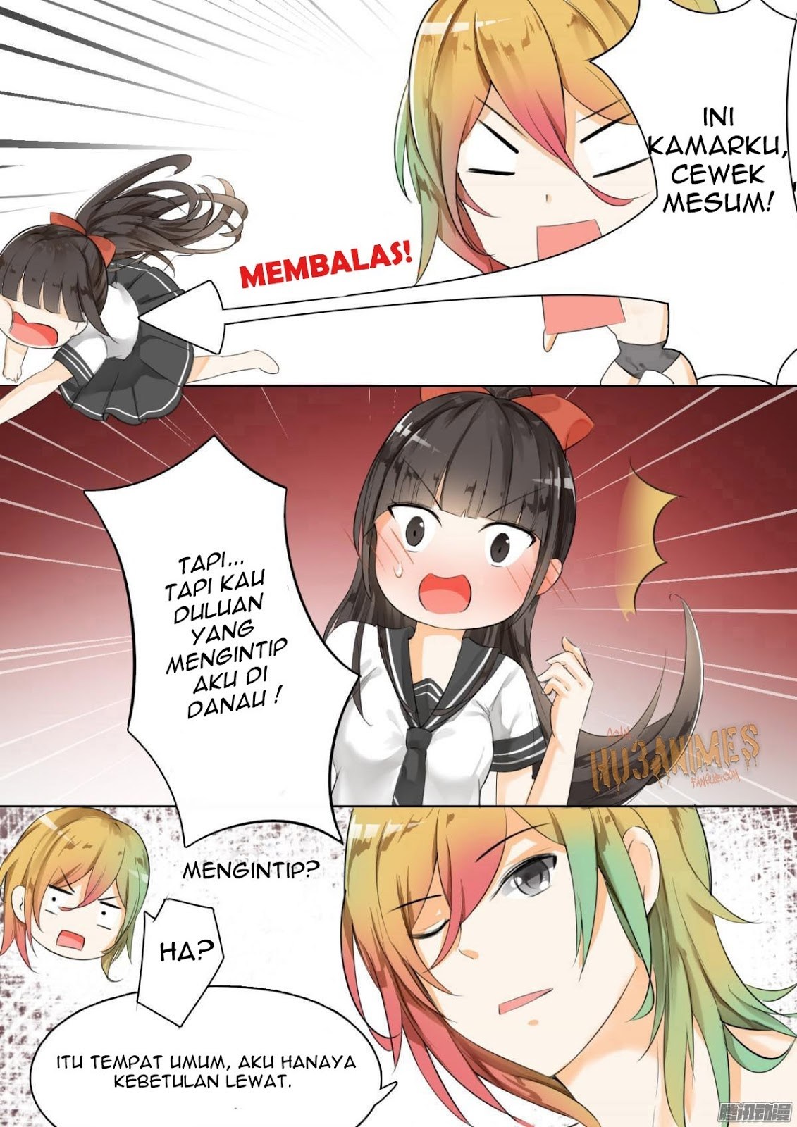 Halaman 4 dari The Boy in the All-Girls School Chapter 12