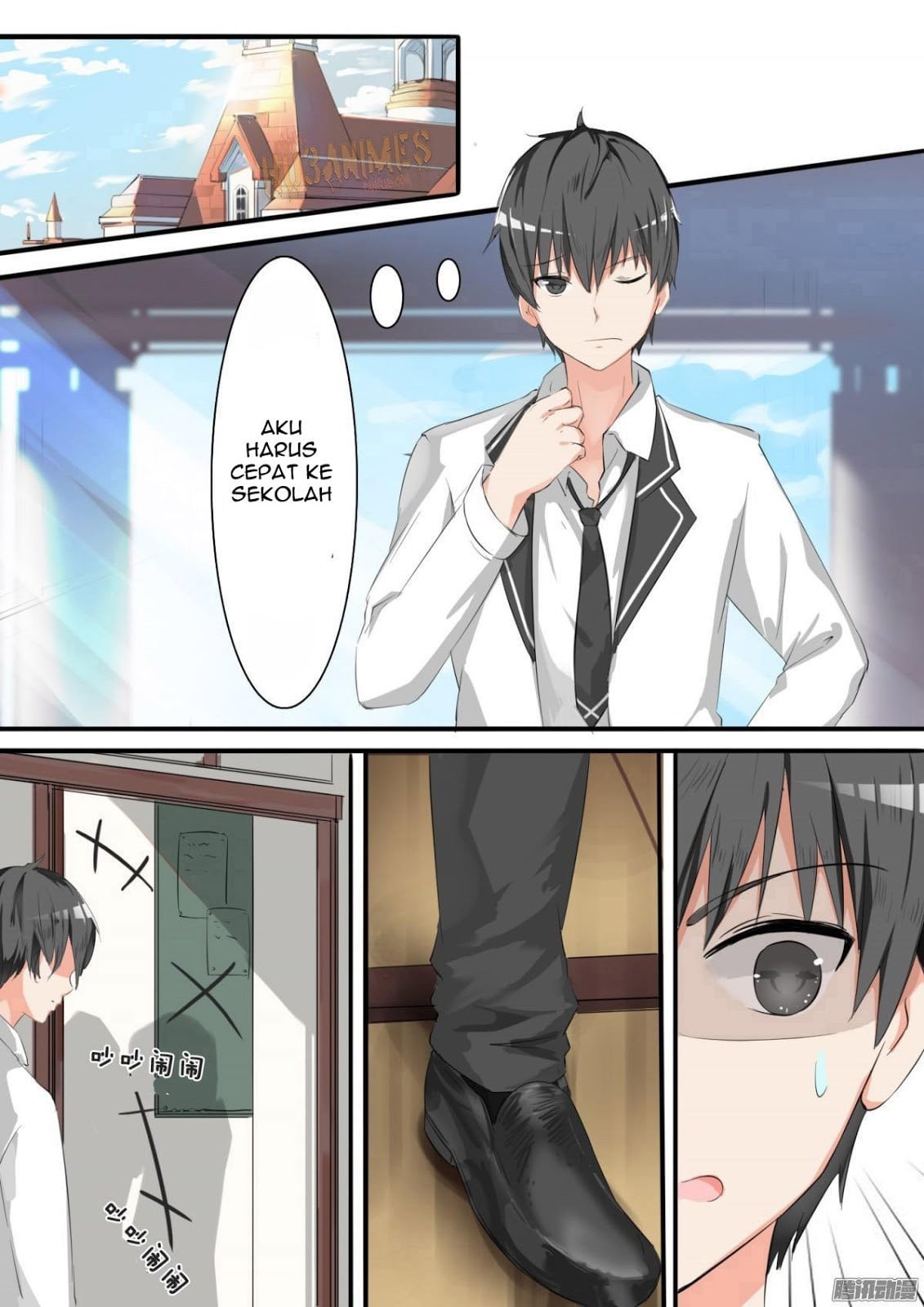 Halaman 12 dari The Boy in the All-Girls School Chapter 13