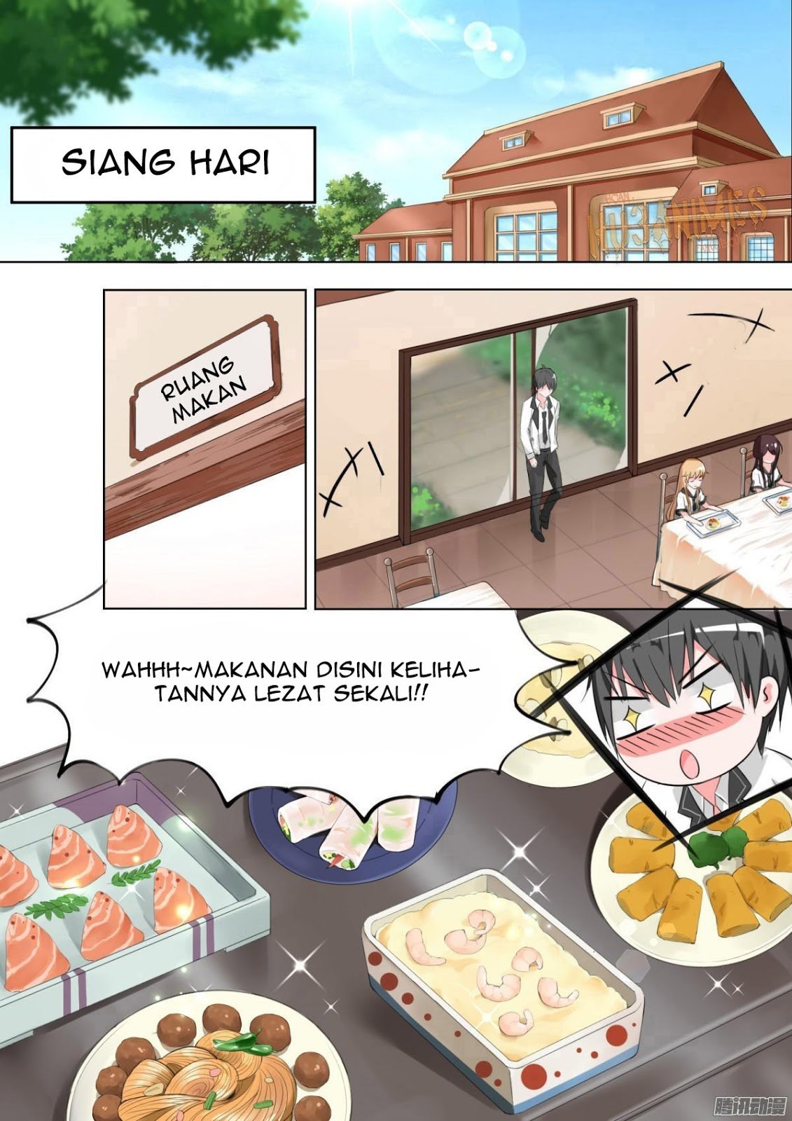 Halaman 15 dari The Boy in the All-Girls School Chapter 13