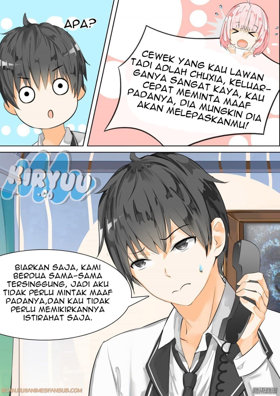 Halaman 12 dari The Boy in the All-Girls School Chapter 14