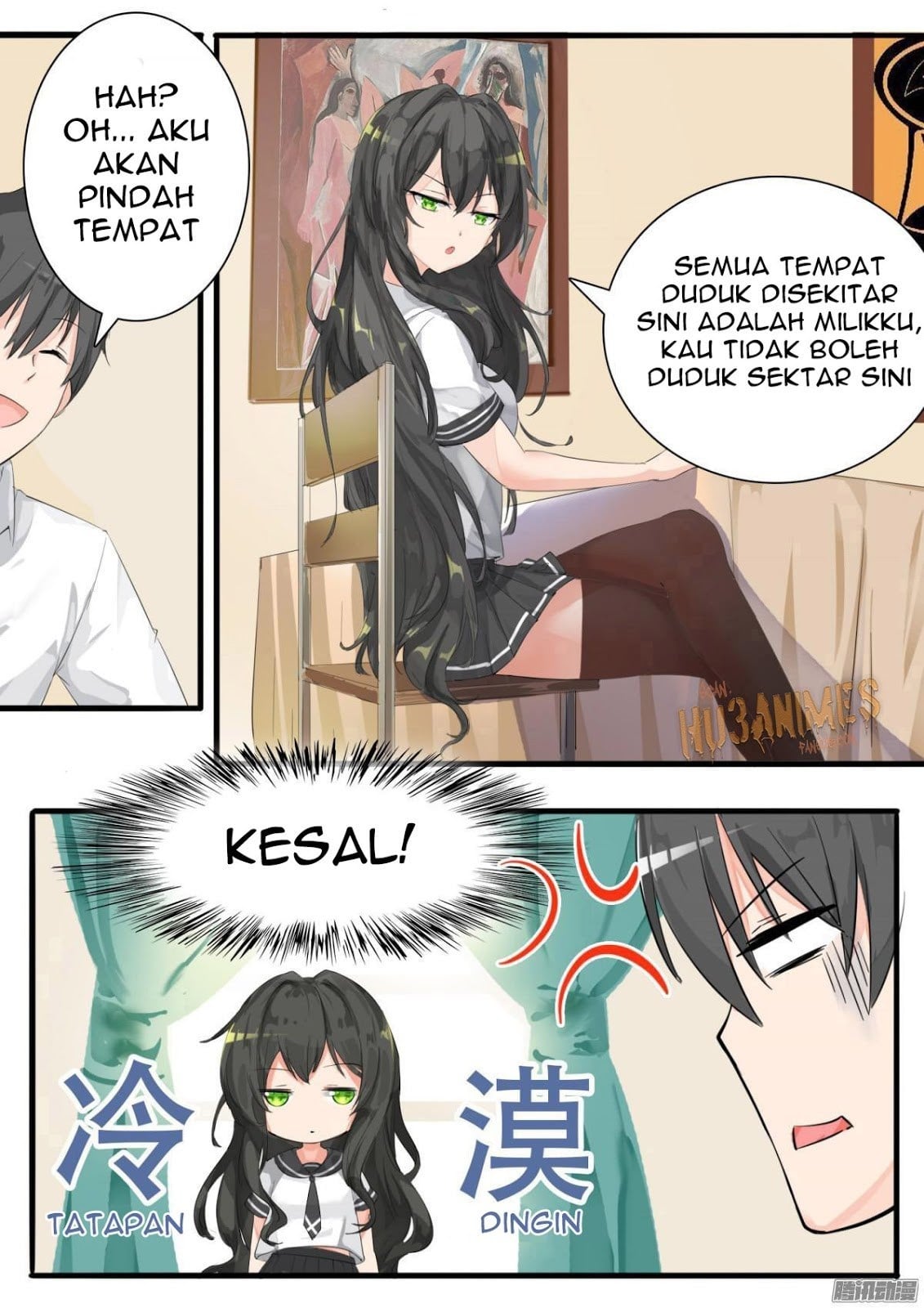 Halaman 4 dari The Boy in the All-Girls School Chapter 14