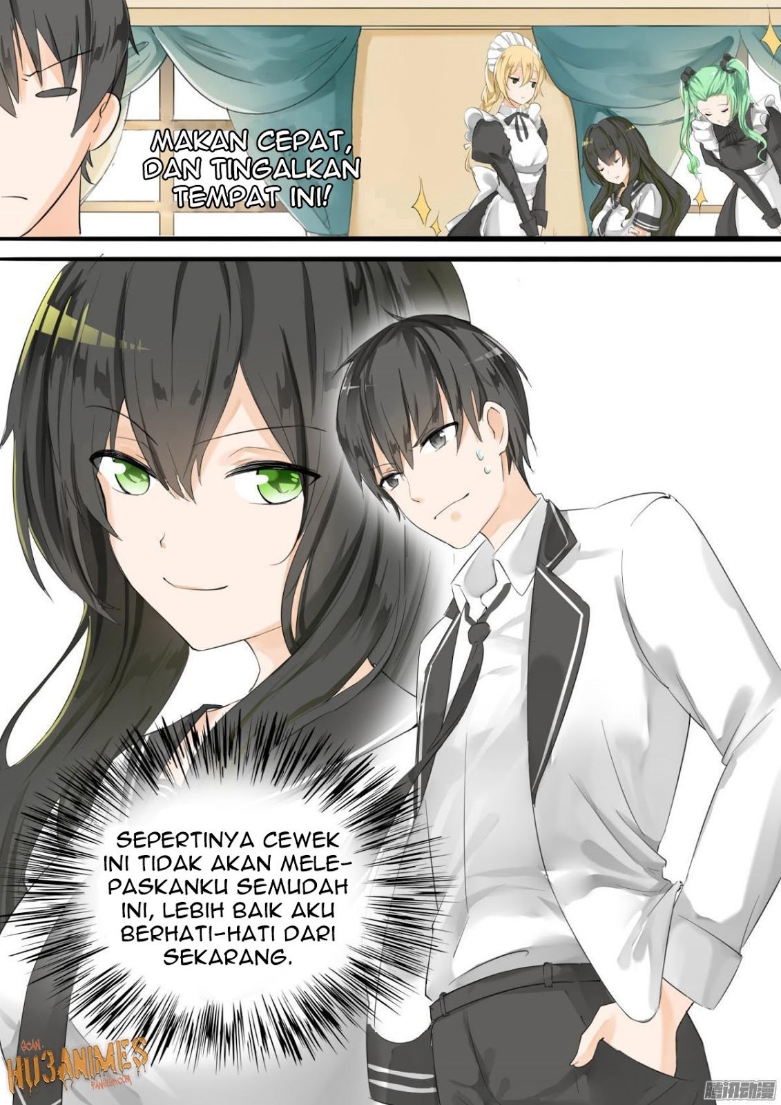 Halaman 8 dari The Boy in the All-Girls School Chapter 14