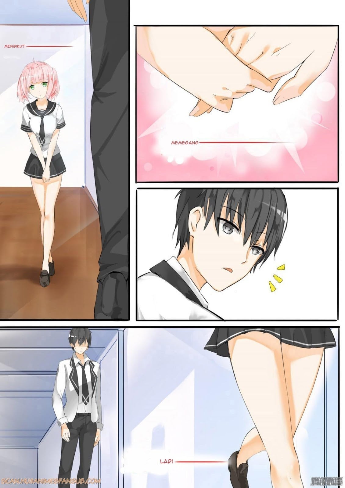 Halaman 9 dari The Boy in the All-Girls School Chapter 14