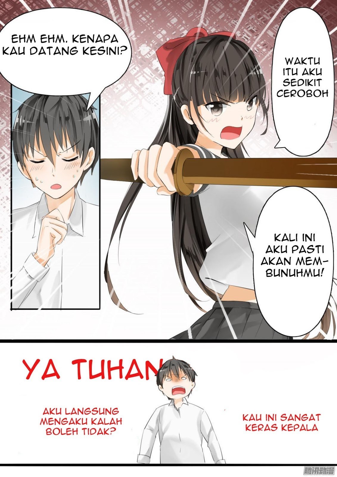 Halaman 14 dari The Boy in the All-Girls School Chapter 15