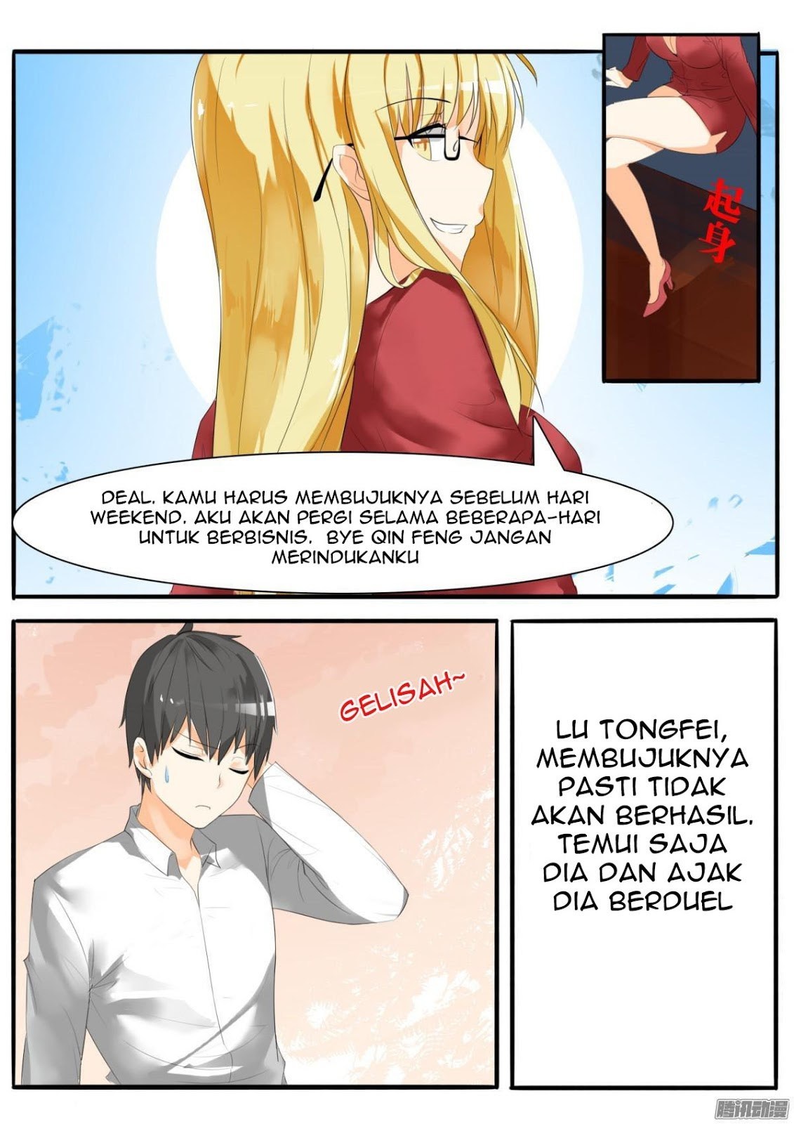 Halaman 10 dari The Boy in the All-Girls School Chapter 17