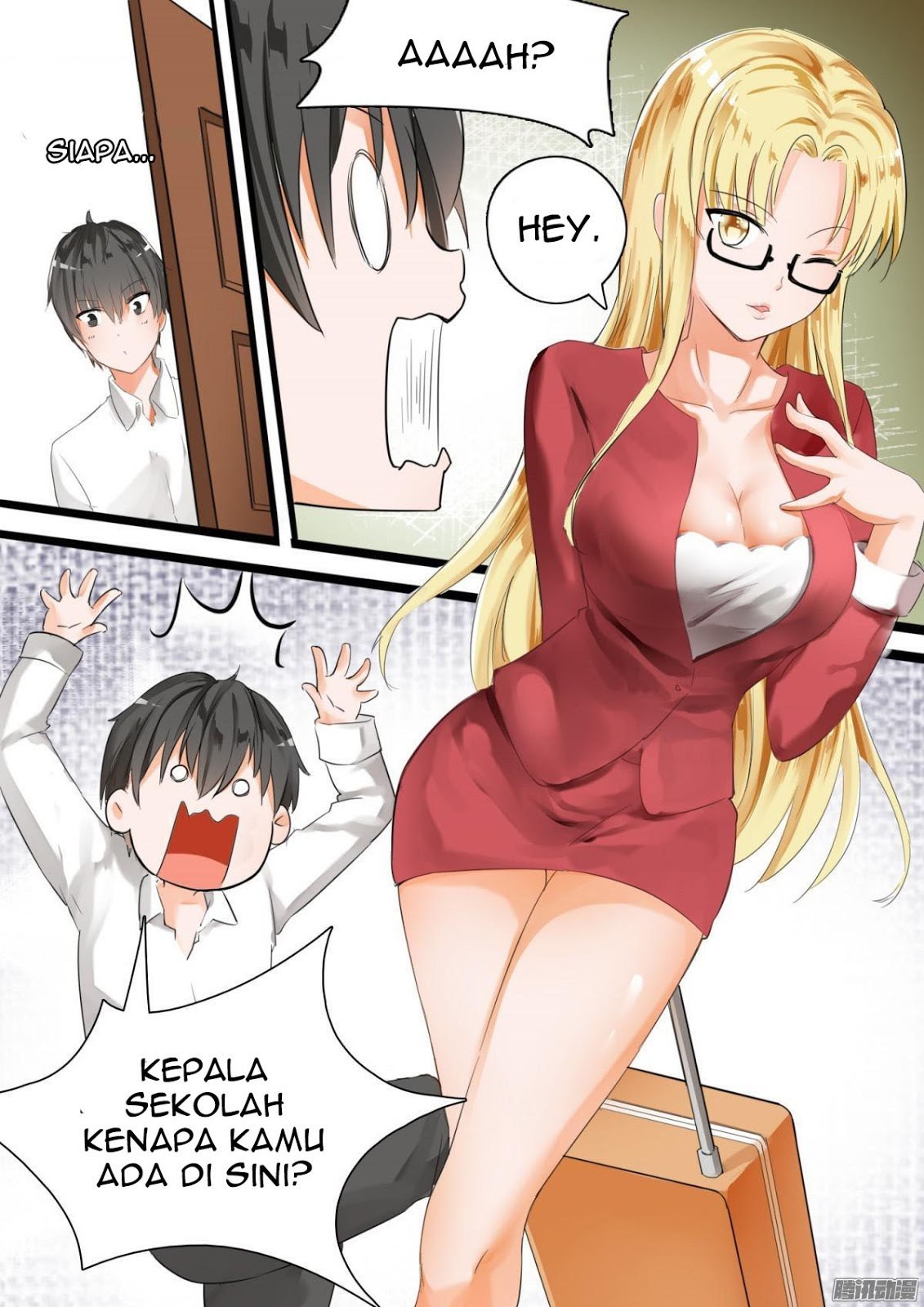 Halaman 3 dari The Boy in the All-Girls School Chapter 17