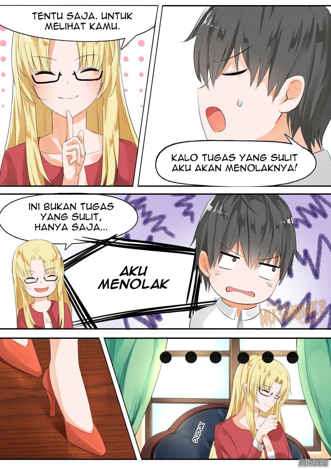 Halaman 4 dari The Boy in the All-Girls School Chapter 17