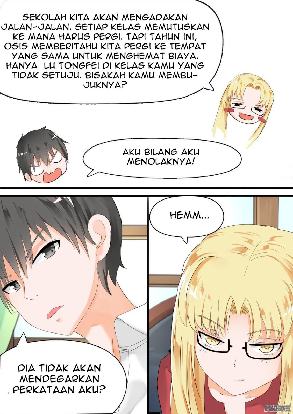 Halaman 5 dari The Boy in the All-Girls School Chapter 17