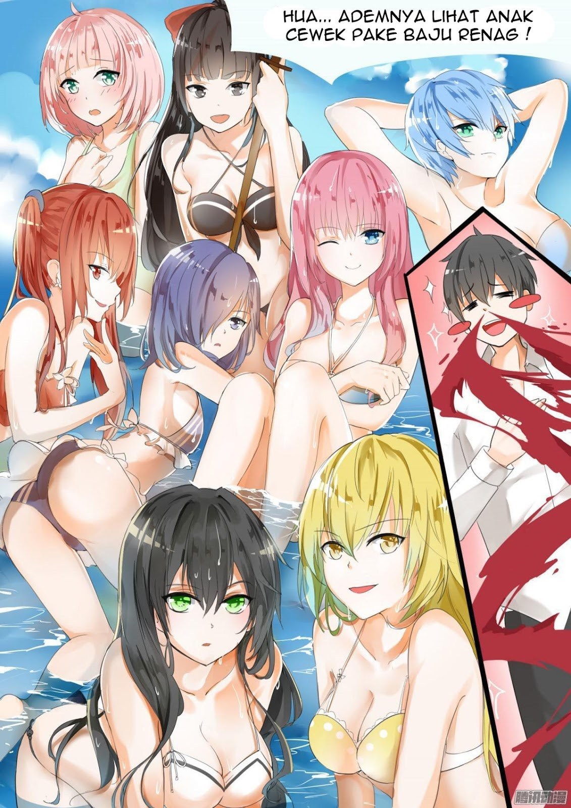 Halaman 8 dari The Boy in the All-Girls School Chapter 17