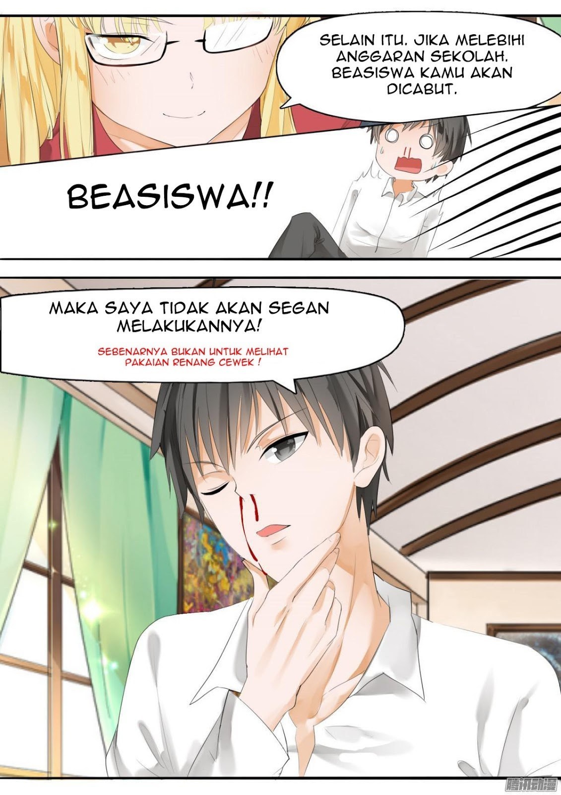 Halaman 9 dari The Boy in the All-Girls School Chapter 17