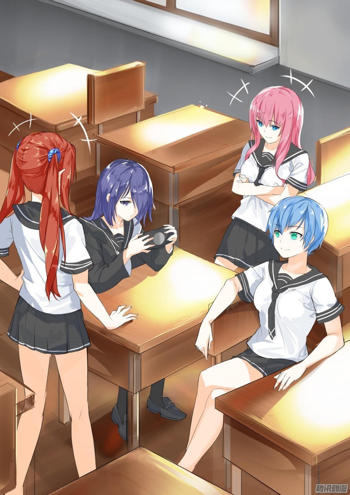 Halaman 9 dari The Boy in the All-Girls School Chapter 18