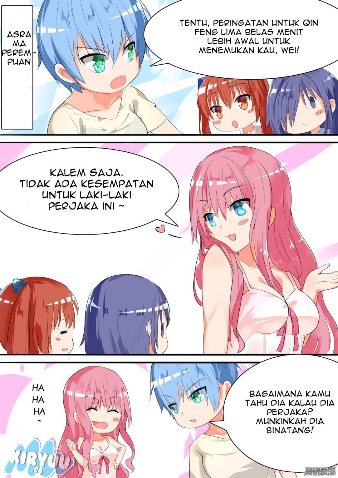 Halaman 9 dari The Boy in the All-Girls School Chapter 21