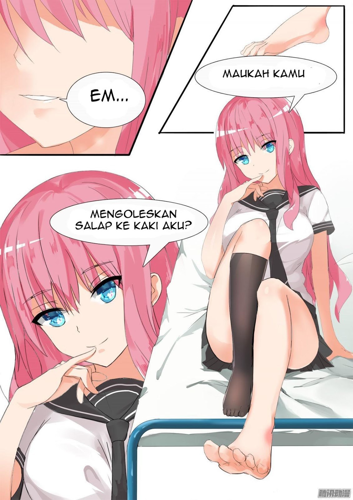 Halaman 14 dari The Boy in the All-Girls School Chapter 22