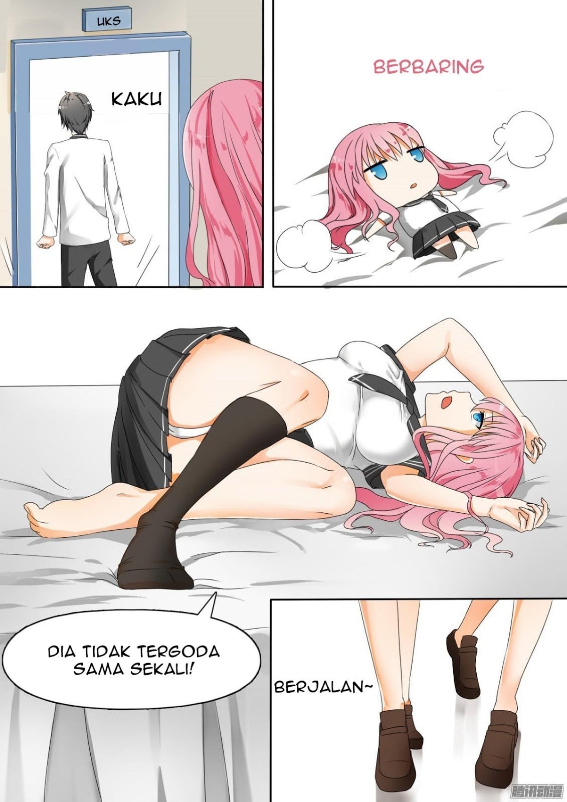 Halaman 4 dari The Boy in the All-Girls School Chapter 23