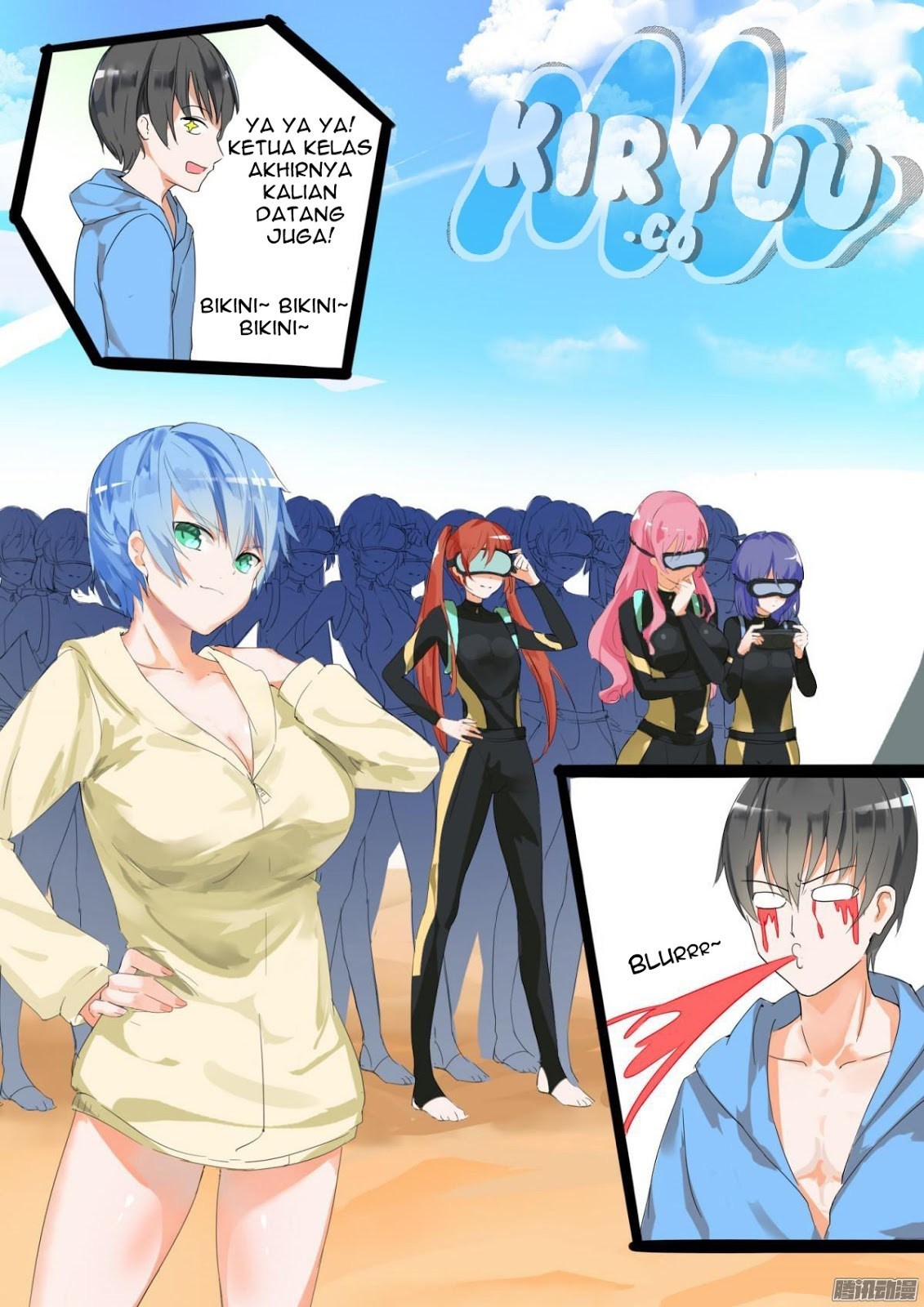 Halaman 10 dari The Boy in the All-Girls School Chapter 25