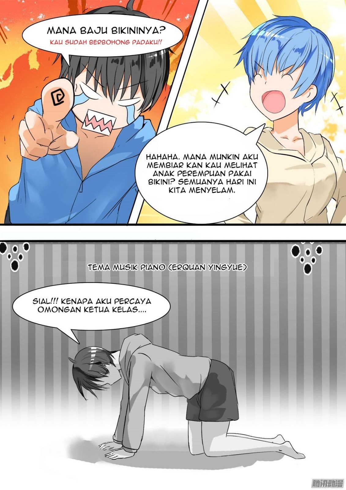 Halaman 12 dari The Boy in the All-Girls School Chapter 25