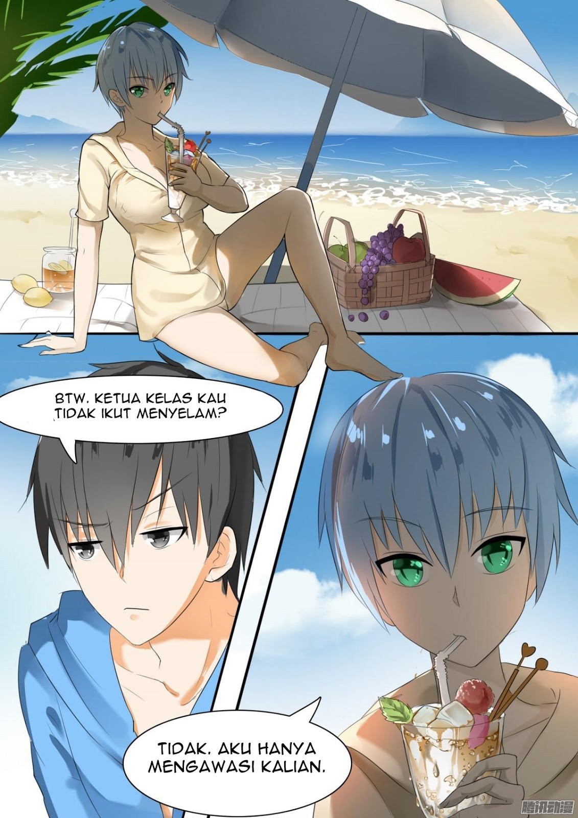 Halaman 13 dari The Boy in the All-Girls School Chapter 25