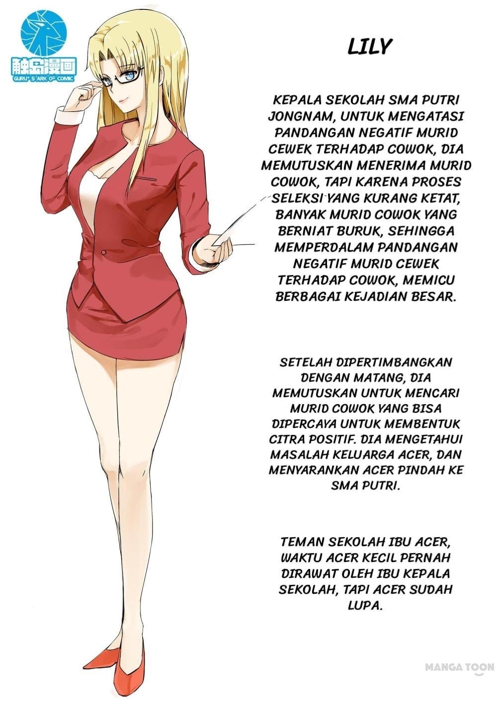 Halaman 10 dari The Boy in the All-Girls School Chapter 37