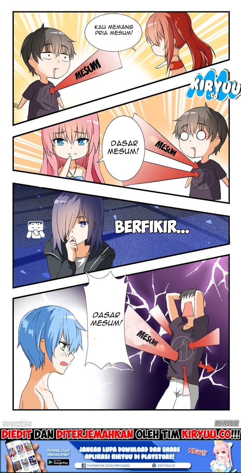 Halaman 14 dari The Boy in the All-Girls School Chapter 42