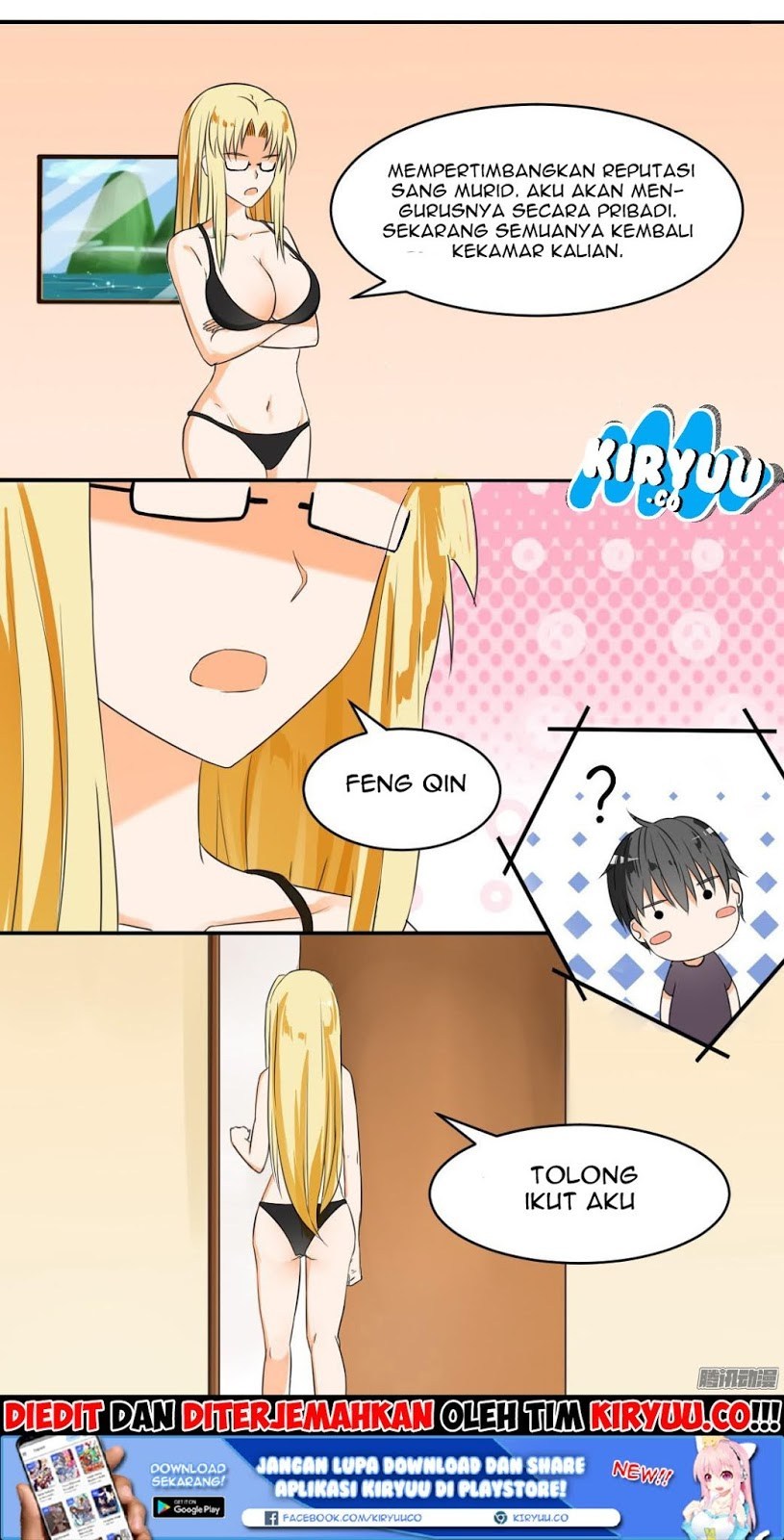 Halaman 12 dari The Boy in the All-Girls School Chapter 43