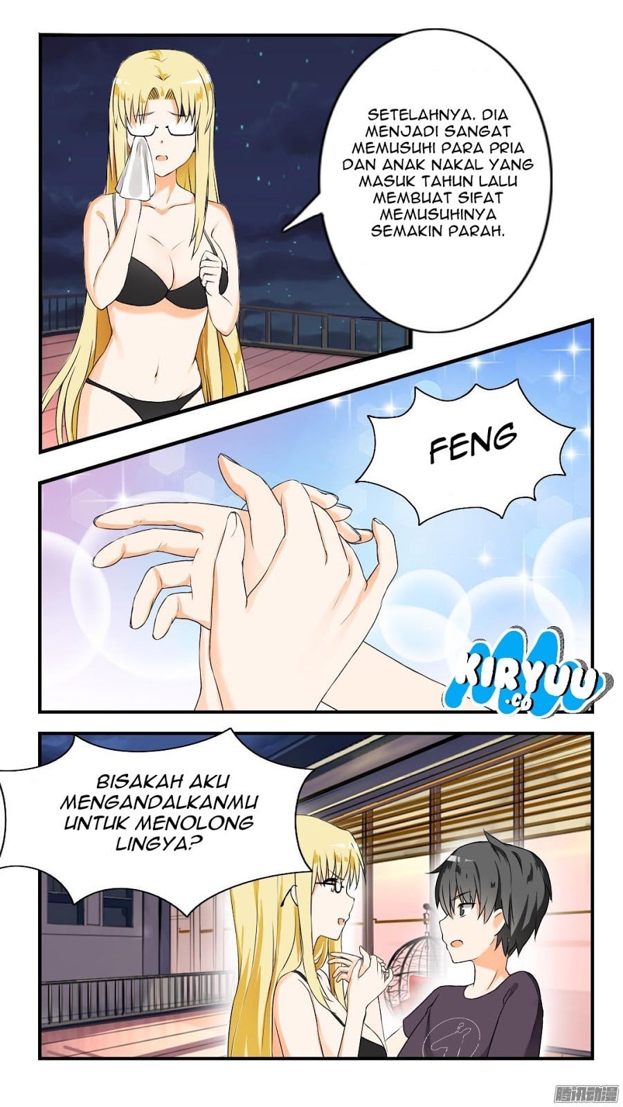 Halaman 10 dari The Boy in the All-Girls School Chapter 44
