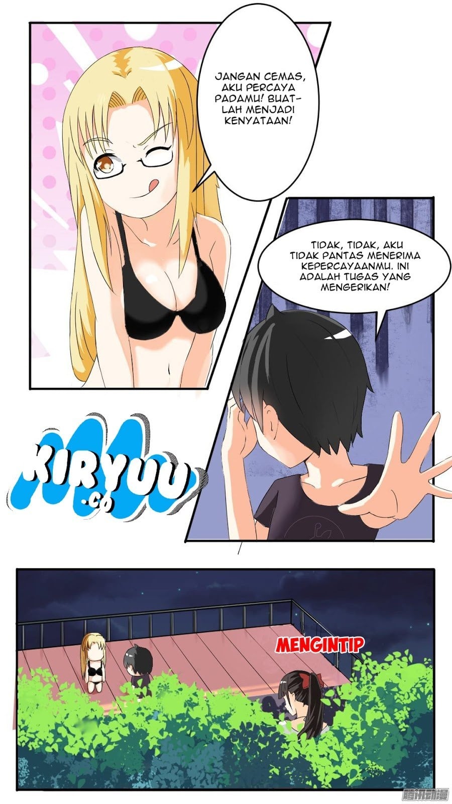 Halaman 12 dari The Boy in the All-Girls School Chapter 44