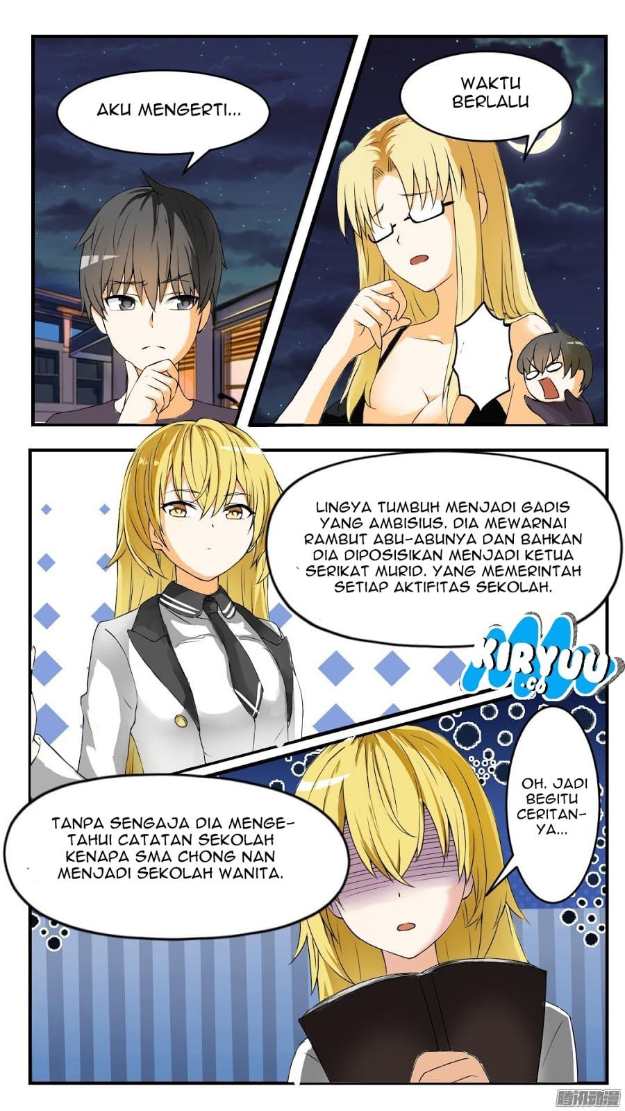 Halaman 9 dari The Boy in the All-Girls School Chapter 44