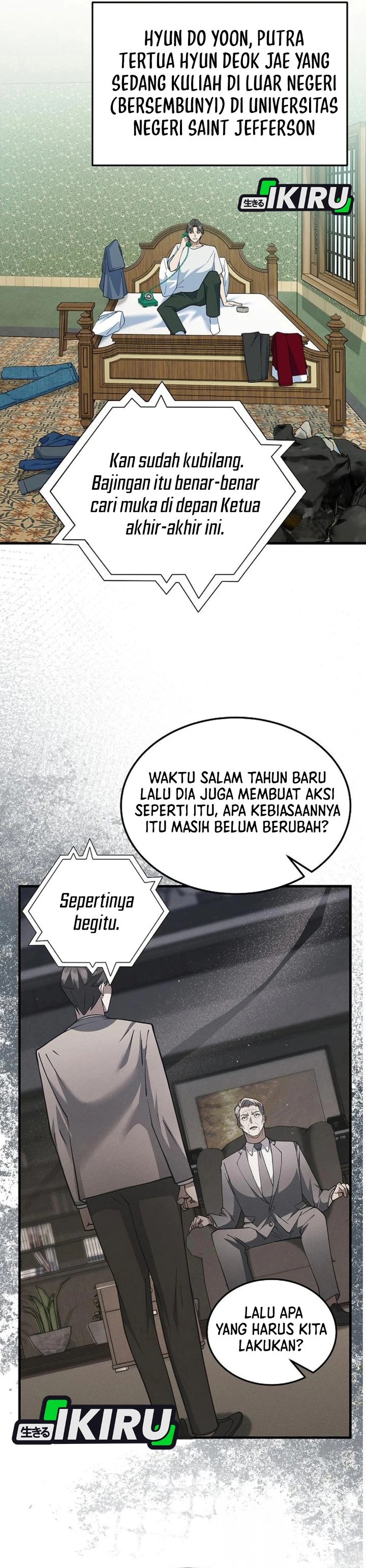 Halaman 2 dari The Chairman Who Just Wants to Slack Off Chapter 10