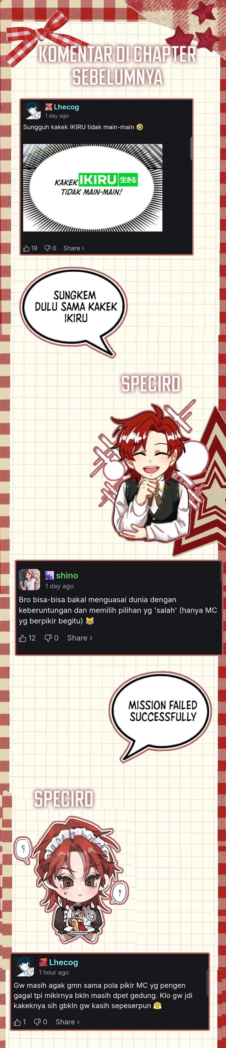 Halaman 40 dari The Chairman Who Just Wants to Slack Off Chapter 23
