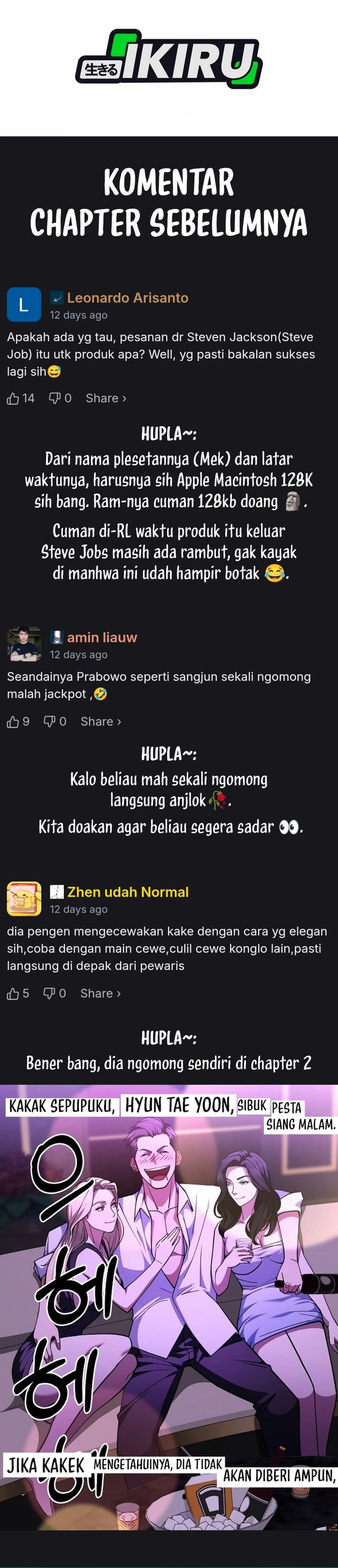 Halaman 44 dari The Chairman Who Just Wants to Slack Off Chapter 25