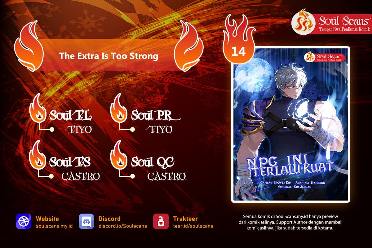 Halaman 1 dari The Extra Is Too Powerful Chapter 14