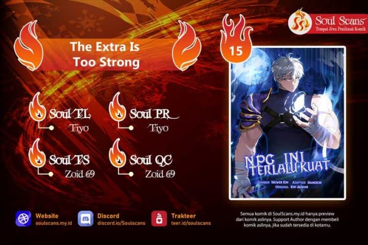 Halaman 1 dari The Extra Is Too Powerful Chapter 15