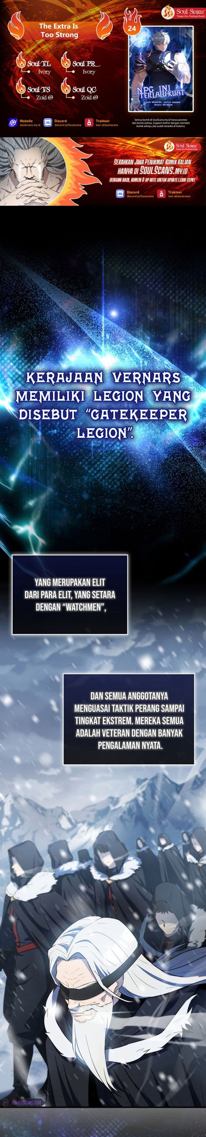 Halaman 1 dari The Extra Is Too Powerful Chapter 24